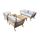 EZEIS Salon bas en Eucalyptus - 4 pieces