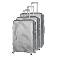 SET DE VALISES CDB Set de 3 Valises Chariots Rigides ABS Imprimé SET DE VALISES CDB Set de 3 Valises Chariots Rigides ABS Imprimé