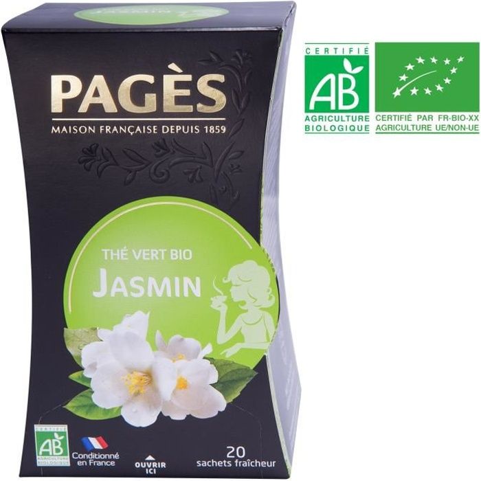 PAGES Thé Vert Jasmin - Bio