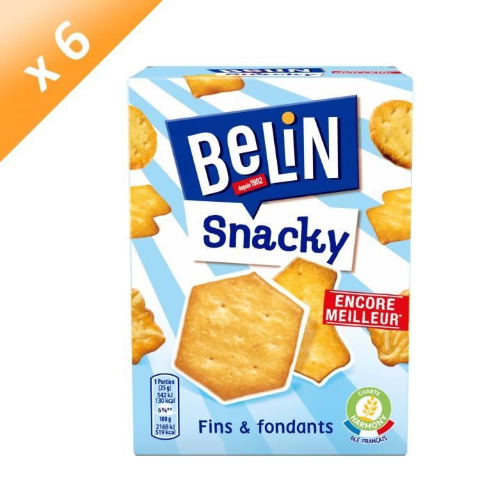 Lot de 6 BELIN Assortiment de Crackers 100g