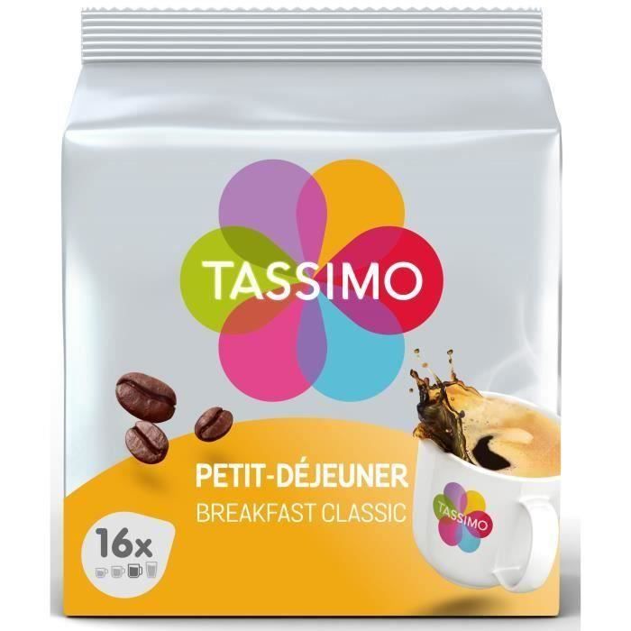 TASSIMO Café petit-déjeuner classique - 5x 16 dosettes