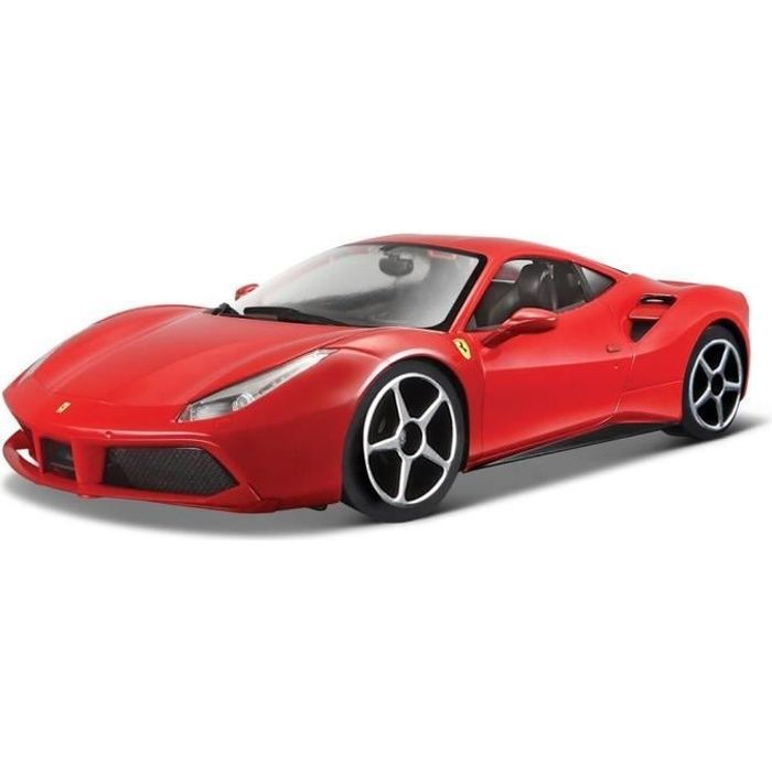 BURAGO Voiture Ferrari en métal 488 GTB à l'échelle 1/18ème