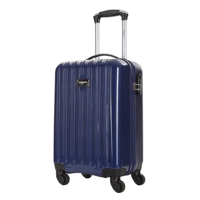 TORRENTE Valise Cabine Low Cost Hephaistos Rigide - 4 Roues - Marine