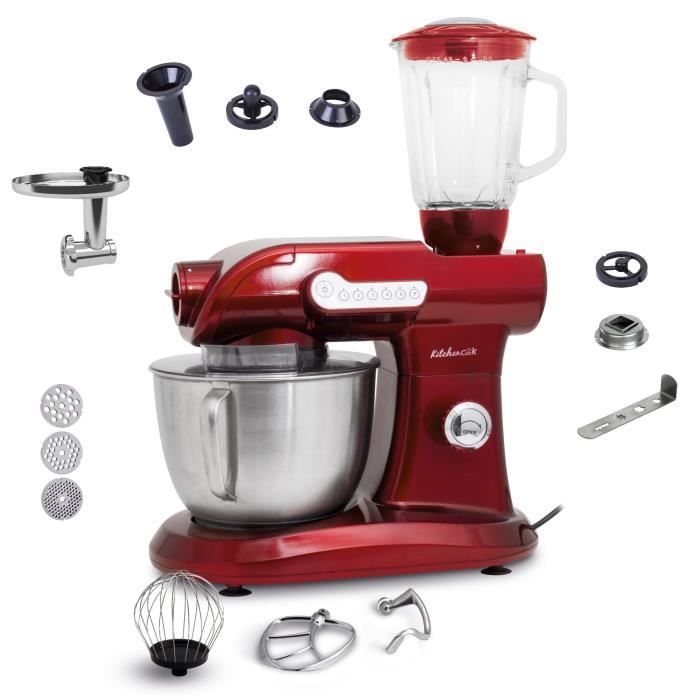 KITCHENCOOK Robot pâtissier Evolution V3 Rouge Achat / Vente robot de cuisine Cdiscount