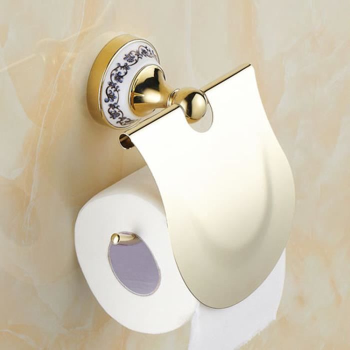 Cuisines porte-rouleau derouleur support support pour serviettes en papier blanc porcelaine bois