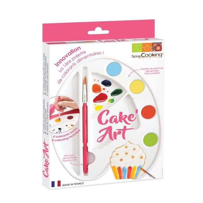 Scrapcooking Palette De Peinture Alimentaire Cake Art Achat
