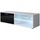Meuble tv blanc laque 100 cm