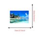 Fond D Ecran 3d Chambre Salon Mural Plage Mer Ile Paysage Moderne