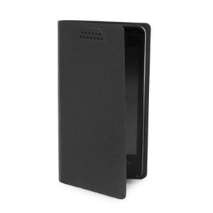 MUVIT Etui FOLIO Universel Stand ROTATIF Noir JUSQUA 5,7\