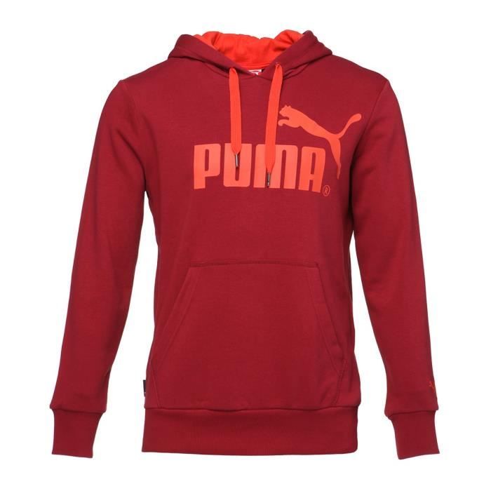 PUMA Terry Sweat à capuche Homme - Bordeaux
