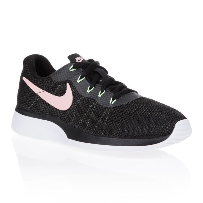 NIKE Baskets Tanjun Racer - Femme - Noir et Rose