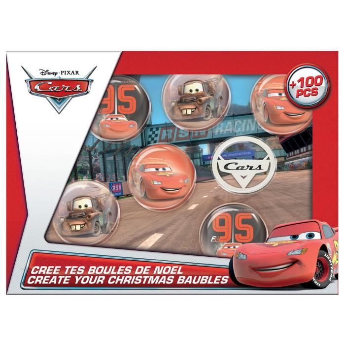 CARS Crée tes Boules de Noël - Kit de Loisirs Créatifs