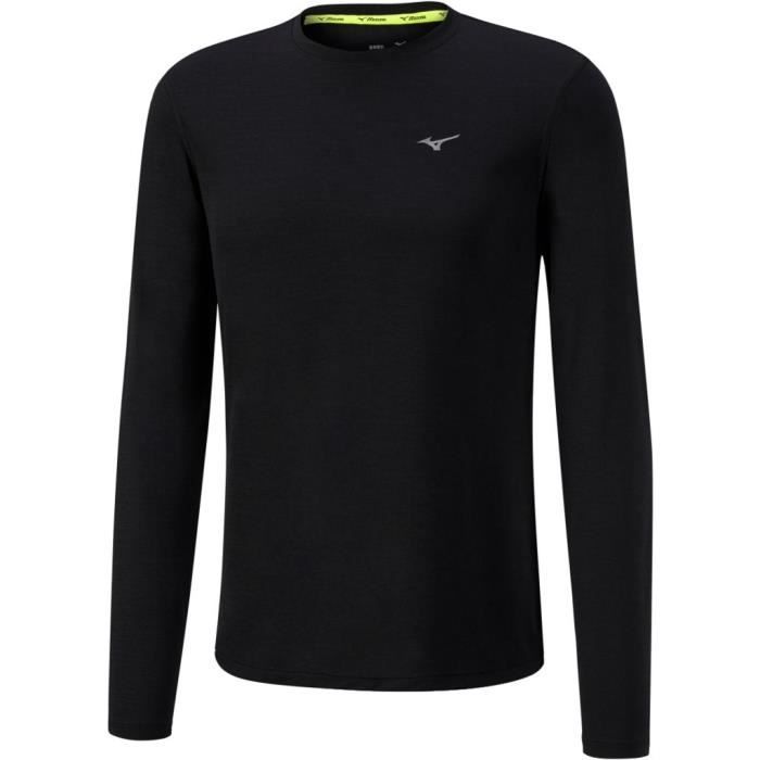 MIZUNO T-Shirt Impulse Core Ls Homme Noir