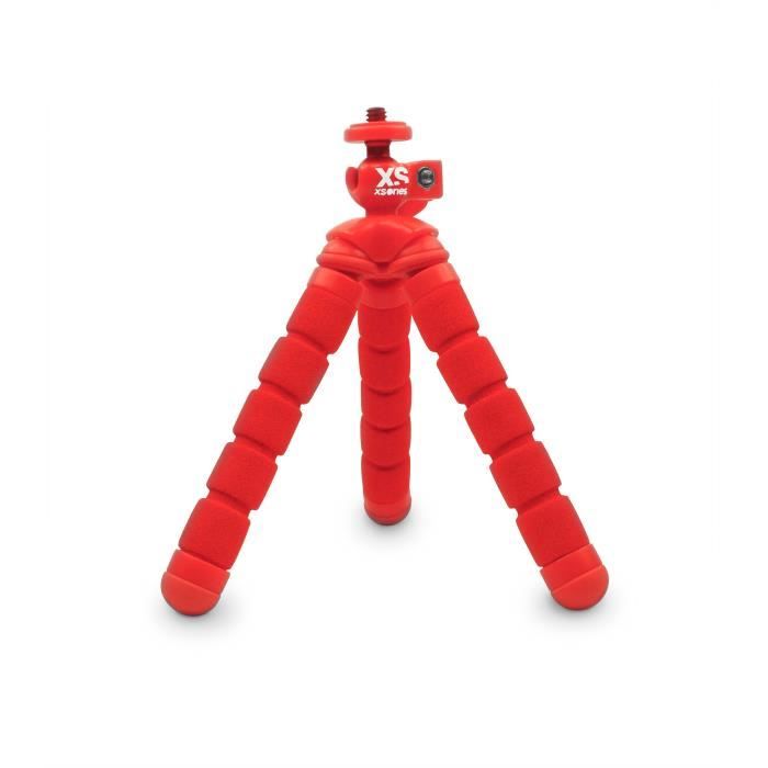 XSORIES Trépied articulé pour GoPro Mini Bendy - Rouge
