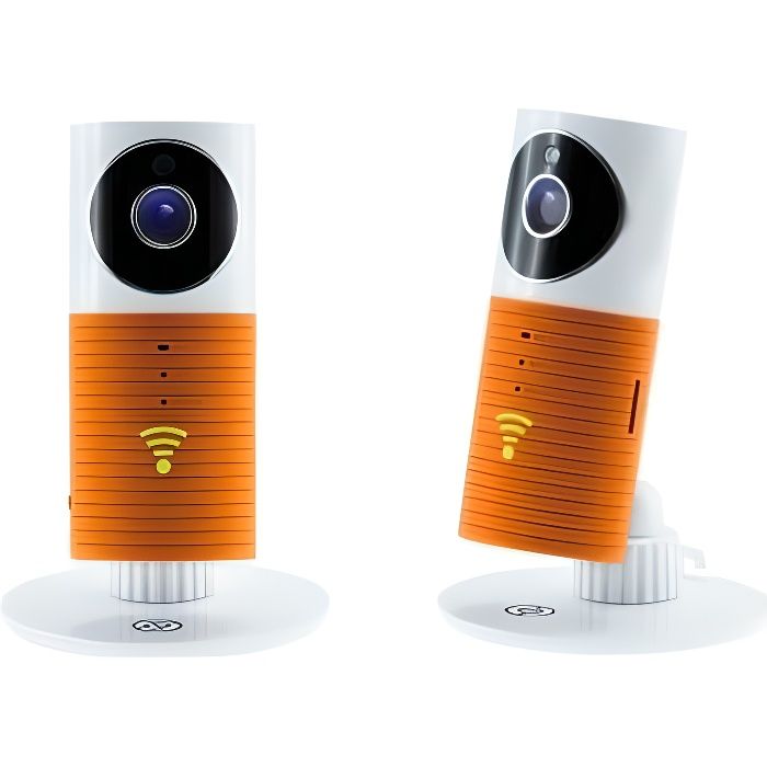 camera de surveillance orange