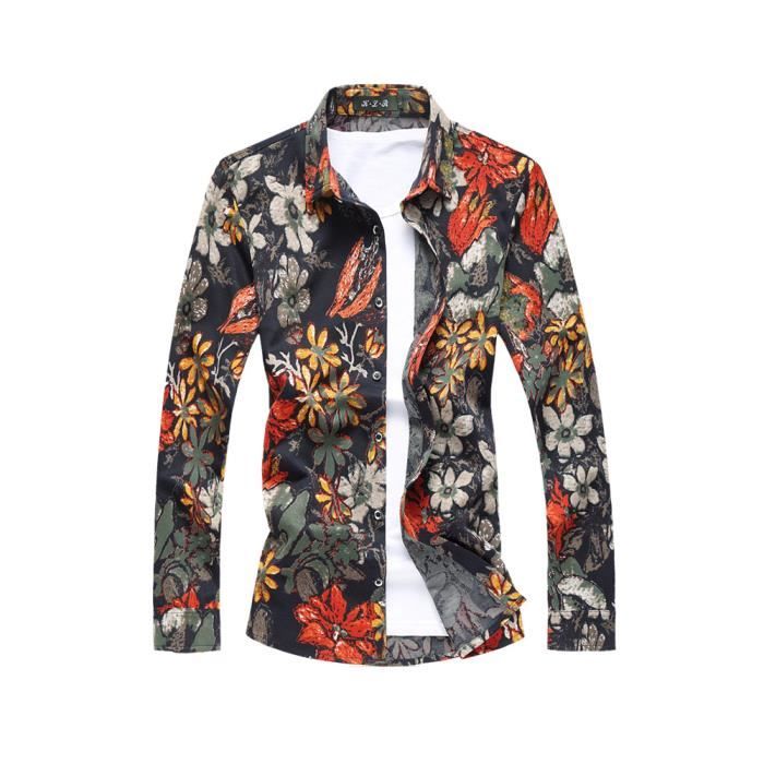 Chemise a fleur homme - Achat / Vente Chemise a fleur ...