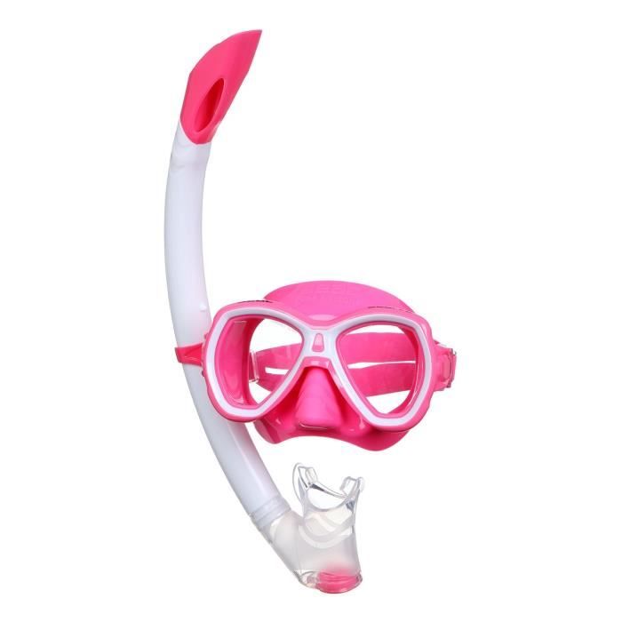 SEAC Masque et Tuba de plongée Elba - Médium - Rose
