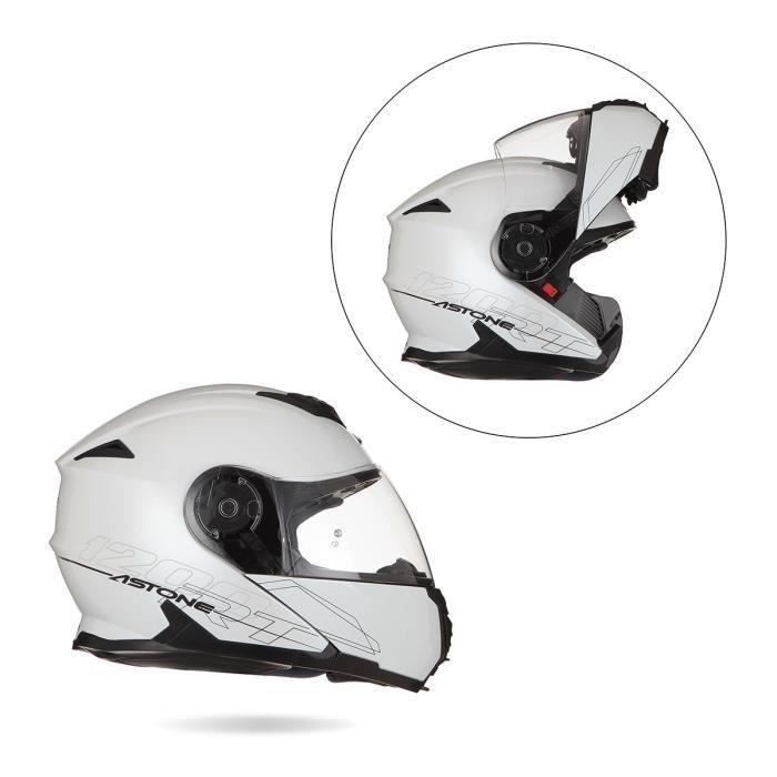 ASTONE RT1200 Casque Modulable Blanc