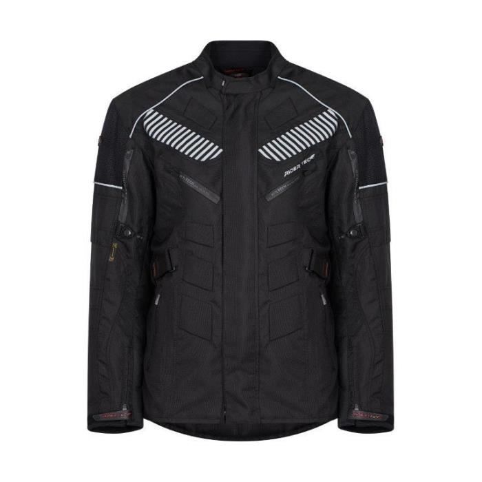 RIDER-TEC Veste moto ¾ longue homologué CE