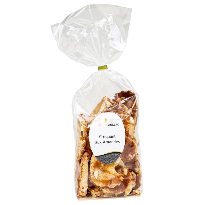 D de TOULZAC Croquants aux Amandes Sachet 100g