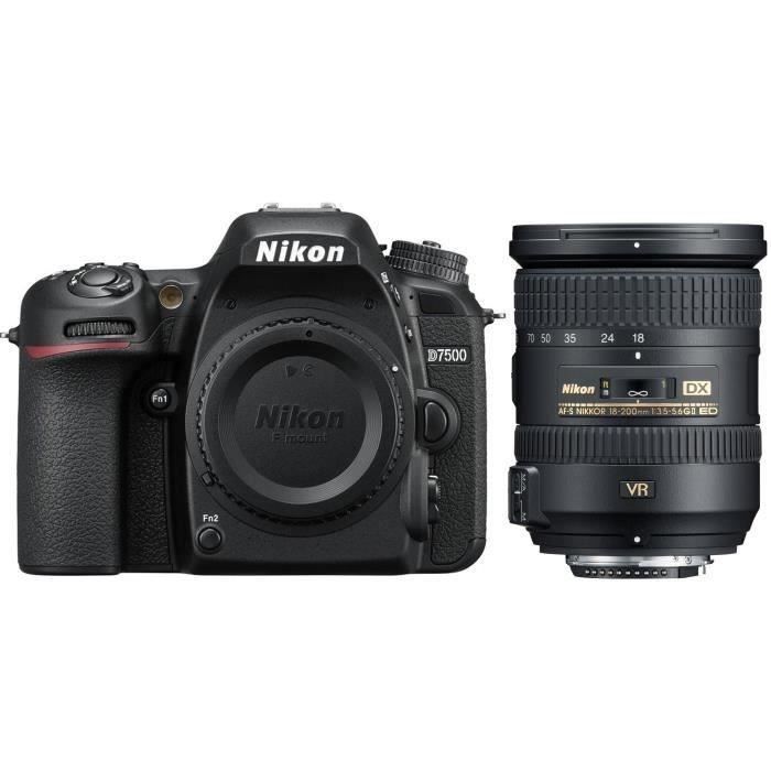 NIKON D7500 Reflex nu + Objectif Nikon 18-200 VR