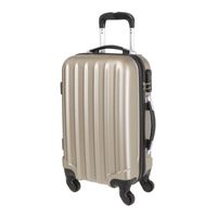 VALISE - BAGAGE Valise en ABS Champagne 4 Roues 50x35x20 cm VALISE - BAGAGE Valise en ABS Champagne 4 Roues 50x35x20 cm