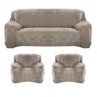 COUSSIN Ensemble de Housses de canapés Stretch : 2 housses COUSSIN Ensemble de Housses de canapés Stretch : 2 housses