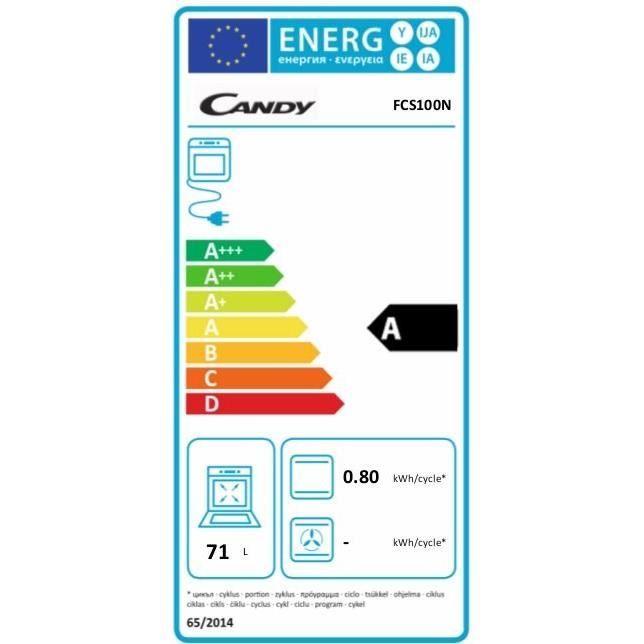  FCS100N-Four électrique encastrable-Convection1