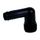 Coude cannelé M Cap Vert Filetage 20x27mm Ø16mm