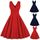 Lady profonde v couleur pure rétro grand pendule r