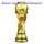 World Cup 36 cm Réplique trophée Coupe du monde R
