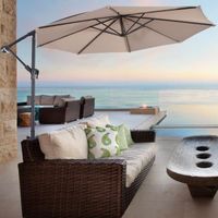 PARASOL Parasol excentré Jardin 3m protection pare-soleil PARASOL Parasol excentré Jardin 3m protection pare-soleil