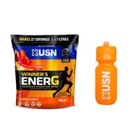 PROTÉINE USN EnerG 500 gr Tangerine + Gourde (coloris aléat PROTÉINE USN EnerG 500 gr Tangerine + Gourde (coloris aléat