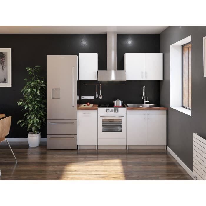 OBI Cuisine complète - 4 éléments - Blanc mat