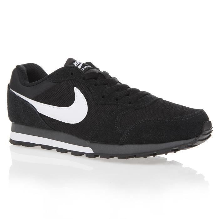 NIKE Baskets MD RUNNER - Homme - Noir et Blanc