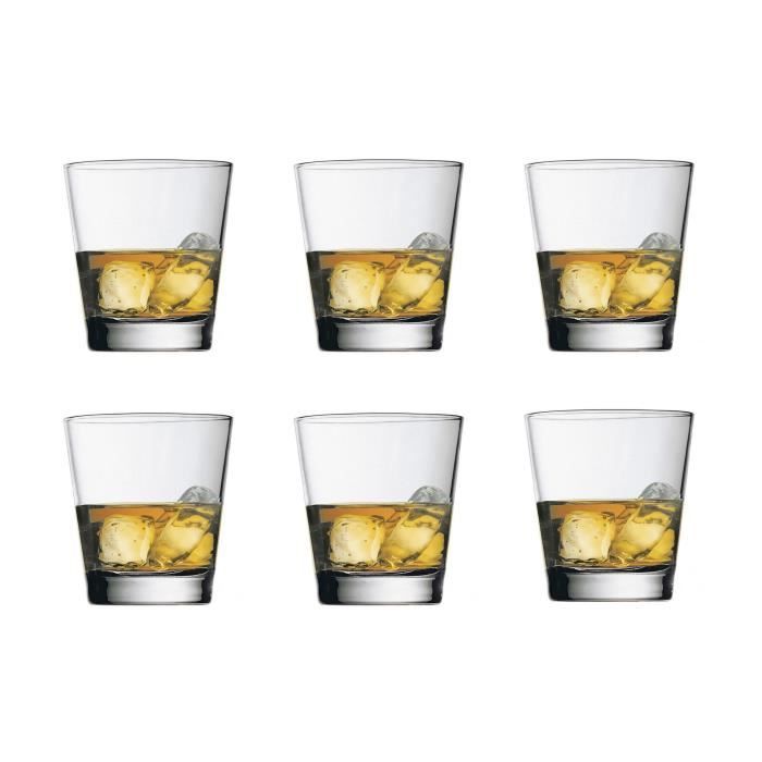 BORMIOLI ROCCO Lot de 6 chopes 23,8 cl transparent