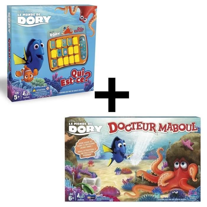 HASBRO GAMING - DORY - Docteur Maboul + Qui est-ce ?