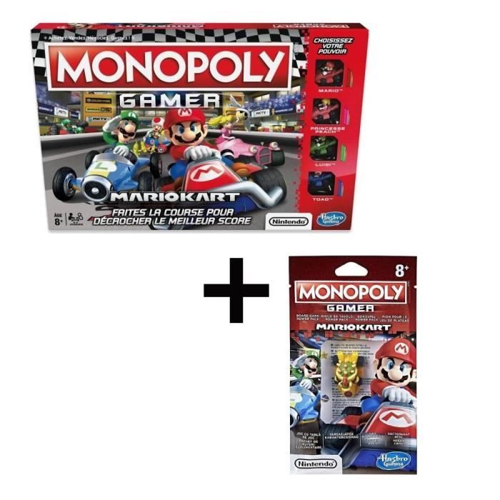 MONOPOLY - Gamer Mario Kart + 1 Personnage additionnel