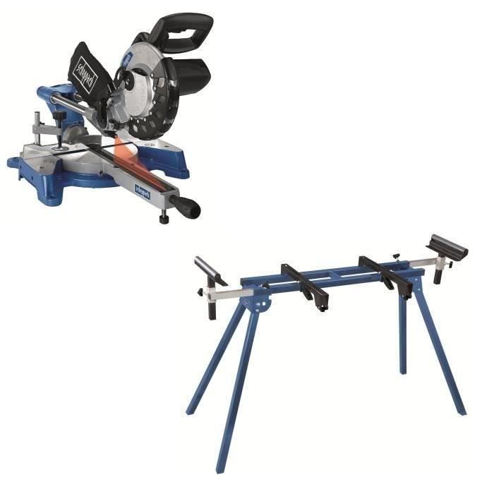 SCHEPPACH Scie à onglet radiale 210mm 1500 W avec support