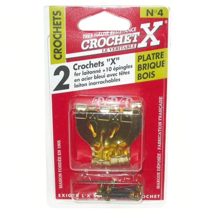 Crochet n°1 - lot de 10