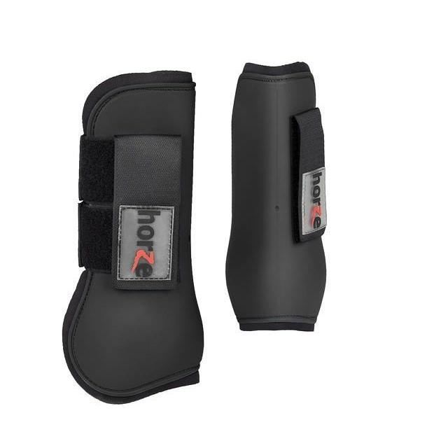 HORZE Guêtres de protection pour chevaux, taille Poney, noir