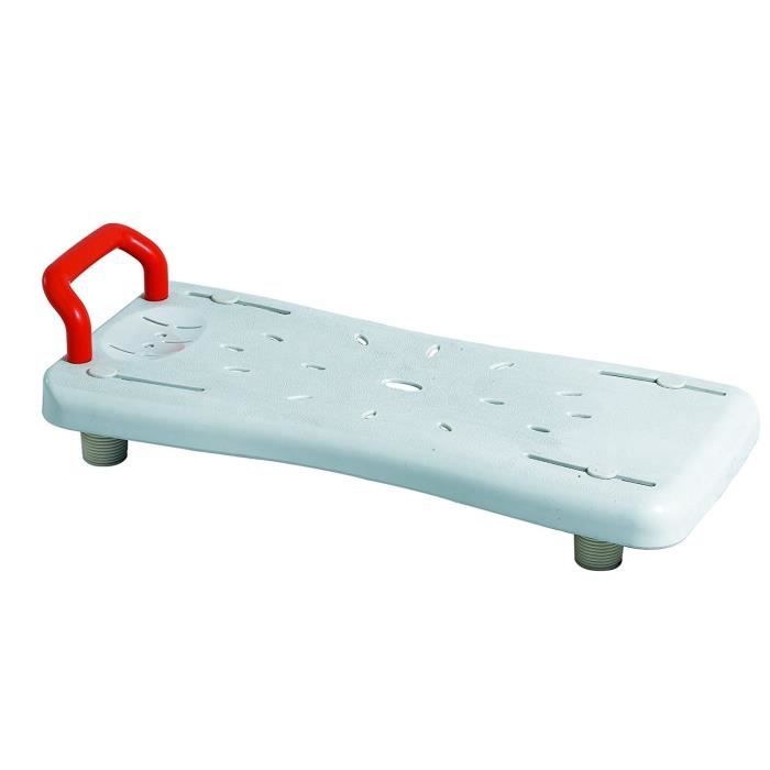 Planche de bain ergonomique NOVOLIFE - Longueur planche : 76 cm - Largeur : 35 cm - Epaisseur : 19 cm