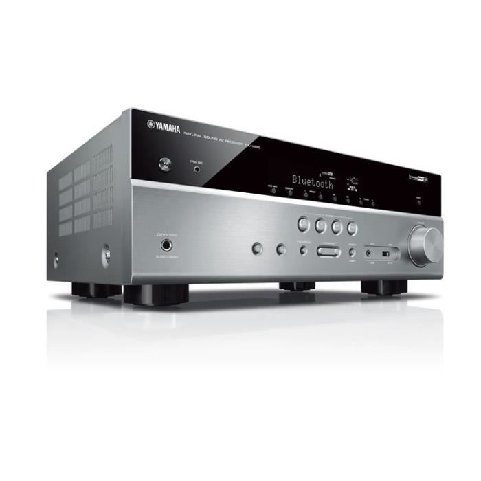 YAMAHA RX-V485 Silver - Ampli-tuner Home-Cinéma 5.1 - 5 x 80 W - Wi-Fi - Airplay2 - Bluetooth - 4 X HDMI - YPAO