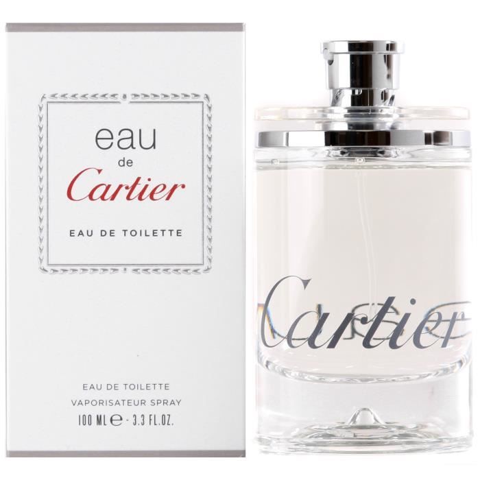 Parfum Pour Homme Eau De Cartier De Cartier Edt 100ml Neuf Blister