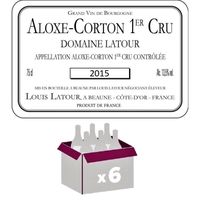 VIN ROUGE Lot de 6 Bouteilles Aloxe Corton 1er Cru 2015 Doma VIN ROUGE Lot de 6 Bouteilles Aloxe Corton 1er Cru 2015 Doma
