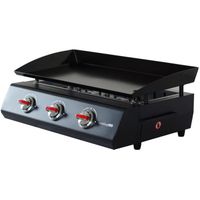 PLANCHA Plancha gaz Valencia 3 feux - Plaque de cuisson ac PLANCHA Plancha gaz Valencia 3 feux - Plaque de cuisson ac