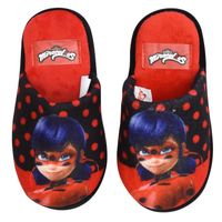 CHAUSSON - PANTOUFLE MIRACULOUS Chaussons Rouge et Noir Enfant Fille CHAUSSON - PANTOUFLE MIRACULOUS Chaussons Rouge et Noir Enfant Fille