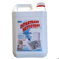 Détartrant spécial sanibroyeur 5 litres - Achat / Vente ...