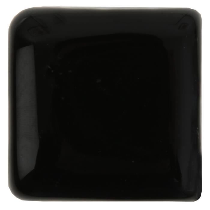 SANTEX Galet plat carré noir