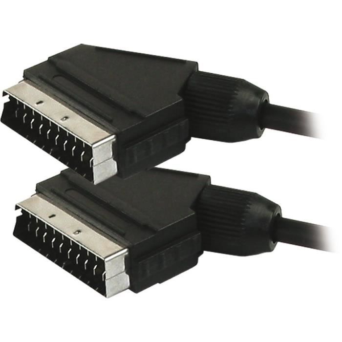 APM 400001 Cordon Péritel Mâle / Mâle 21 Conducteurs - 1.50m
